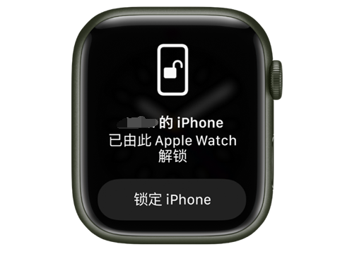 东明苹果手机维修分享用 AppleWatch 解锁配备面容 ID 的 iPhone方法 